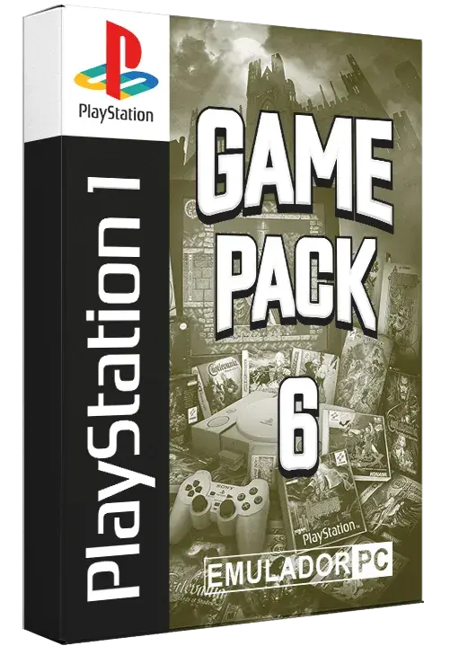 EMULADOR CON JUEGOS PLAY STATION PACK6