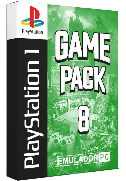 EMULADOR CON JUEGOS PLAY STATION PACK8