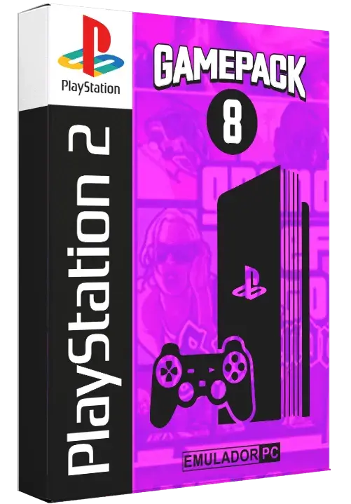 EMULADOR CON JUEGOS PS2 PACK8