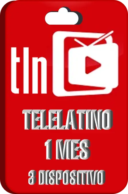 TELELATINO 3 USUARIOS 1 MES